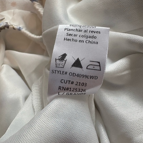 Windsor White and Blue Floral Mini Dress - Picture 5 of 5